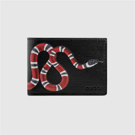 mens gucci wallet snake|gucci snakeskin wallet.